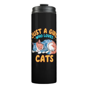 Bouteilles Isothermes Juste Une Fille Qui Aime Les Chats Cute Kitty Aîné