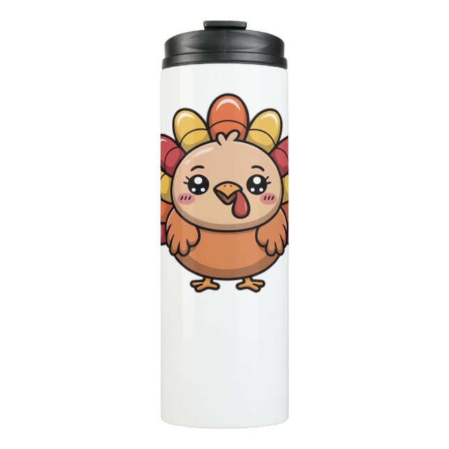 Bouteilles Isothermes kawaii thanksgiving turkey Classic T-shirt_1 (Devant)