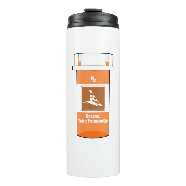 Bouteilles Isothermes Kayak est ma drogue (Devant)