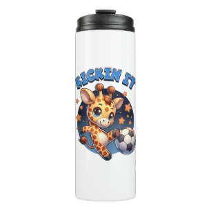 Bouteilles Isothermes Kickin It Soccer Joueur Giraffe Ball Filles Garçon
