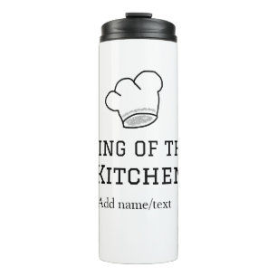 Bouteilles Isothermes King of the cuisine chef cuisine ajouter nom couro