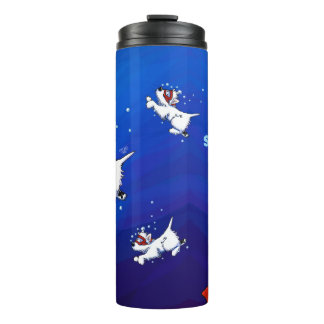 Bouteilles Isothermes KiniArt Snorkel Westies Tumbler Isolé