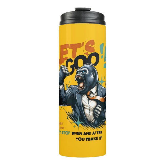 BOUTEILLES ISOTHERMES KITCHEN LET'S GOO LESSONS LEARN THERMAL TUMBLER  (Devant)