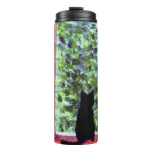 Bouteilles Isothermes Kitty Oiseau regarde jolie chatte noire