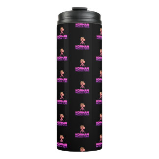 Bouteilles Isothermes Korman Productions YouTube Channel Pink Logo Carre