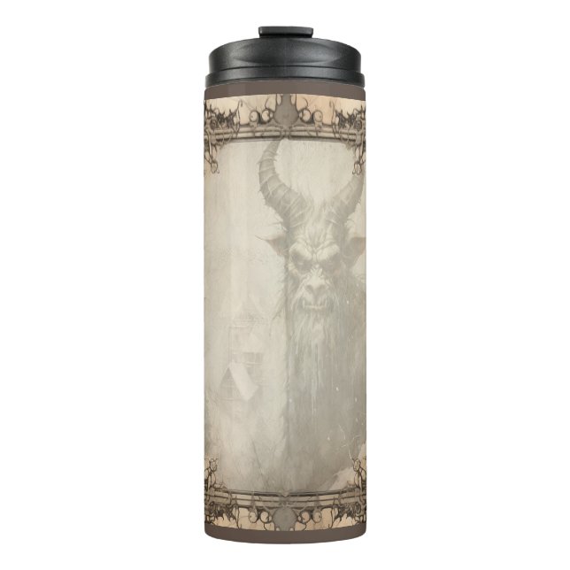 Bouteilles Isothermes Krampus de Noël éffrayant (Devant)