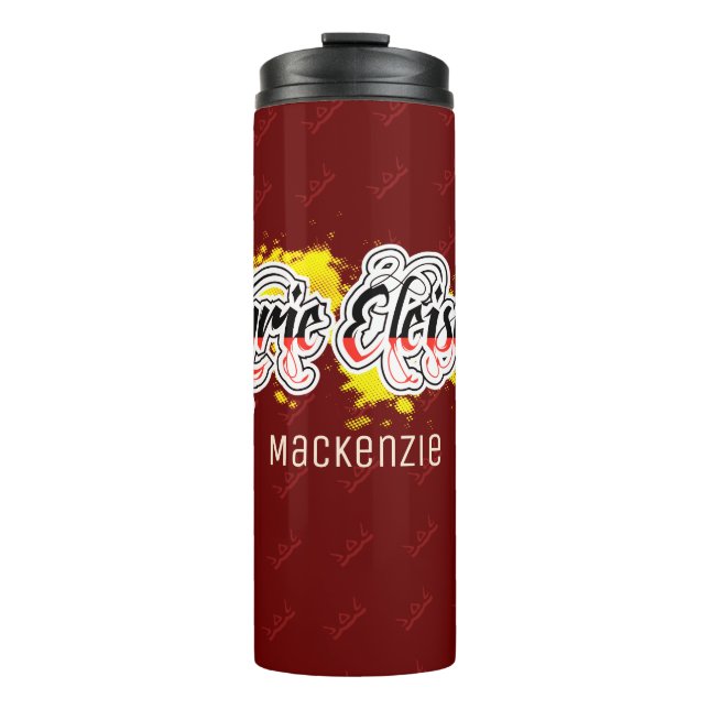 Bouteilles Isothermes Kyrie Eleison Deux couleurs Fractionnement et nom  (Devant)