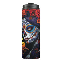 La Catrina Calavera Jour de l'Halloween Morte
