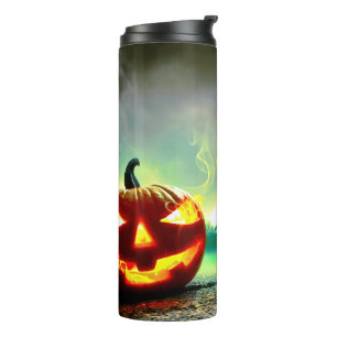 Bouteilles Isothermes La citrouille lumineuse Halloween de SlipperyJoe