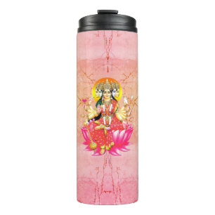 Bouteilles Isothermes La déesse Gayatri Devi sur Lotus Hindu Deity