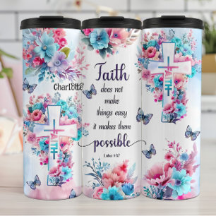 Bouteilles Isothermes La Foi Rend Les Choses Possibles Florales