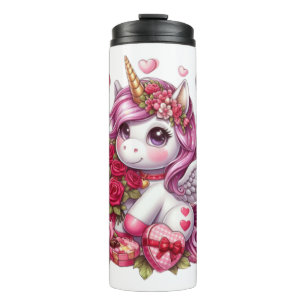 Bouteilles Isothermes La mignonne Saint Valentin licorne
