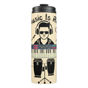 Bouteilles Isothermes La musique est réelle