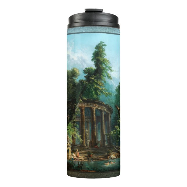 Bouteilles Isothermes La piscine by Hubert Robert (Devant)