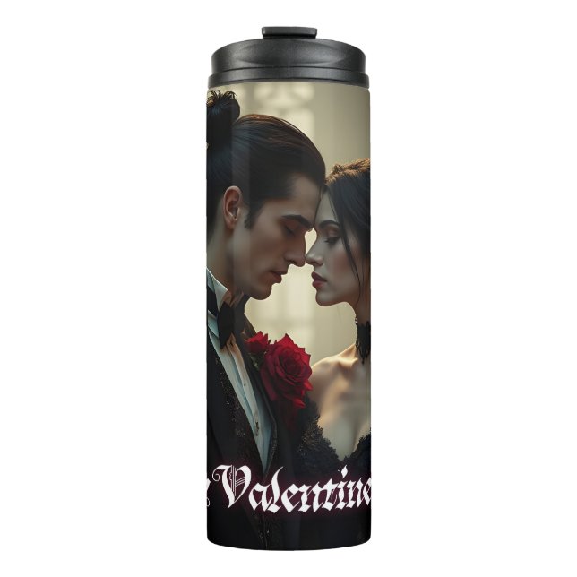 Bouteilles Isothermes La Saint-Valentin de la passion éternelle (Devant)