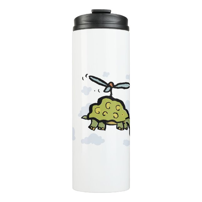 Bouteilles Isothermes la tortue hélicoptère (Devant)