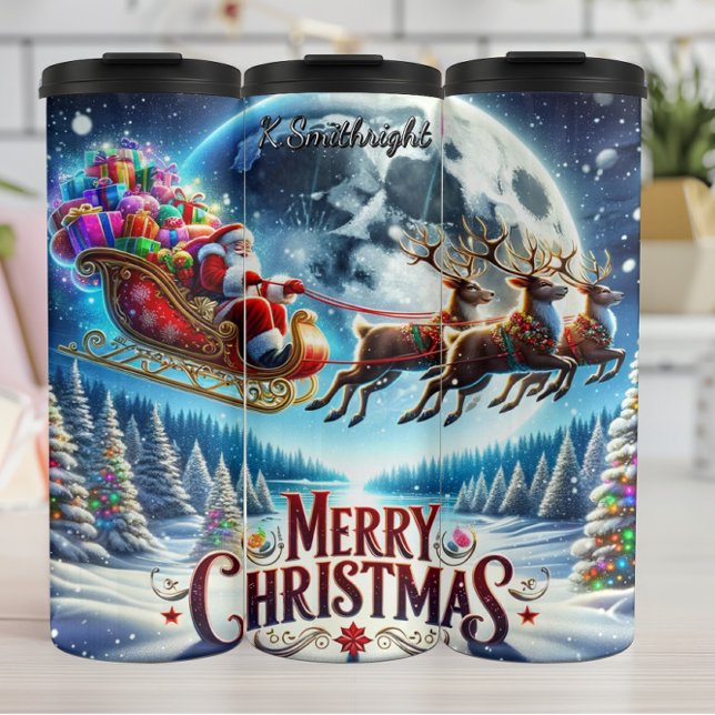 Bouteilles Isothermes La veille de Noël classique (Créateur téléchargé)