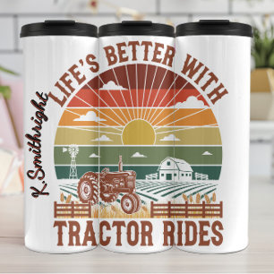Bouteilles Isothermes La vie est meilleure avec les Tractor Rides