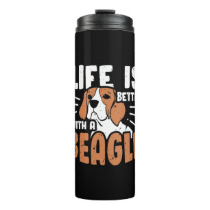 Bouteilles Isothermes La Vie Est Meilleure Avec Un Chien Beagle