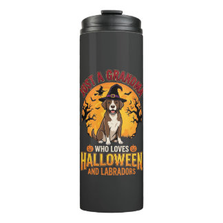 Bouteilles Isothermes Labrador Halloween Grand-mère Conception de chien_