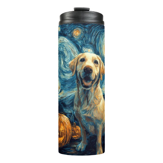 Bouteilles Isothermes Labrador jaune (2) (Devant)