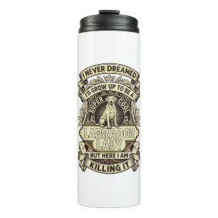 Bouteilles Isothermes Labrador Lady Dog Crown Shield_1
