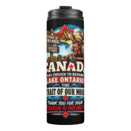 Bouteilles Isothermes Lac Ontario Canada est maintenant le détroit de no