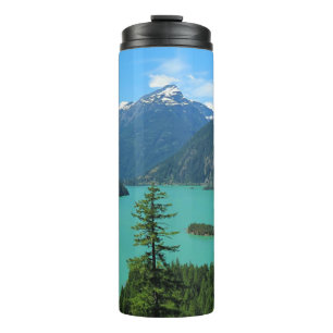 Bouteilles Isothermes Lac Turquoise de Snowy Mountain à Washington