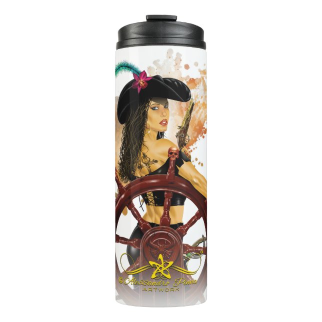 Bouteilles Isothermes Lady Black Corsair (Devant)