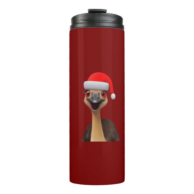 Bouteilles Isothermes L'aide australien du Père Noël - Ému de Noël migno (Devant)