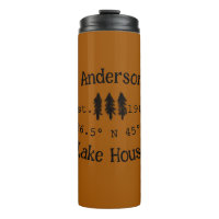 Lake house et. Date année coordonnées personnalisé