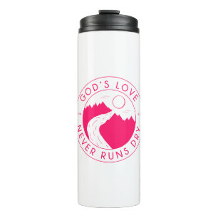 Bouteilles Isothermes L'Amour de Dieu ne tourne jamais sec Jean 4:14 Ver