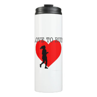 Bouteilles Isothermes L'amour pour courir la maman