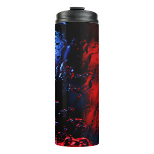 Bouteilles Isothermes Lampe LED rouge et bleue