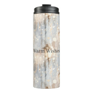 Bouteilles Isothermes Lanterne Lumières Gris Bleu