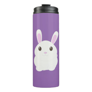Bouteilles Isothermes Lapin blanc adorable