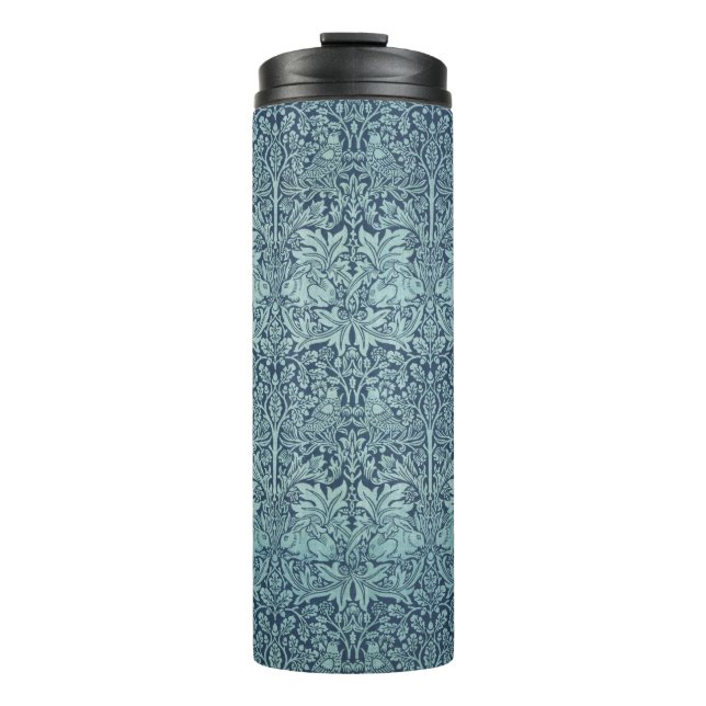 Bouteilles Isothermes Lapin Frère par William Morris Motif de textile bl (Devant)