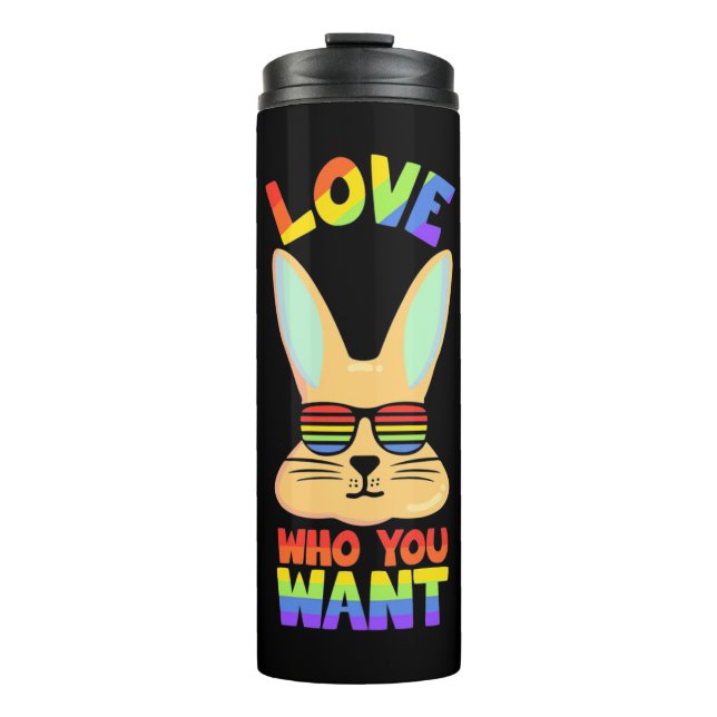 Bouteilles Isothermes Lapin lesbien LGBT (Devant)