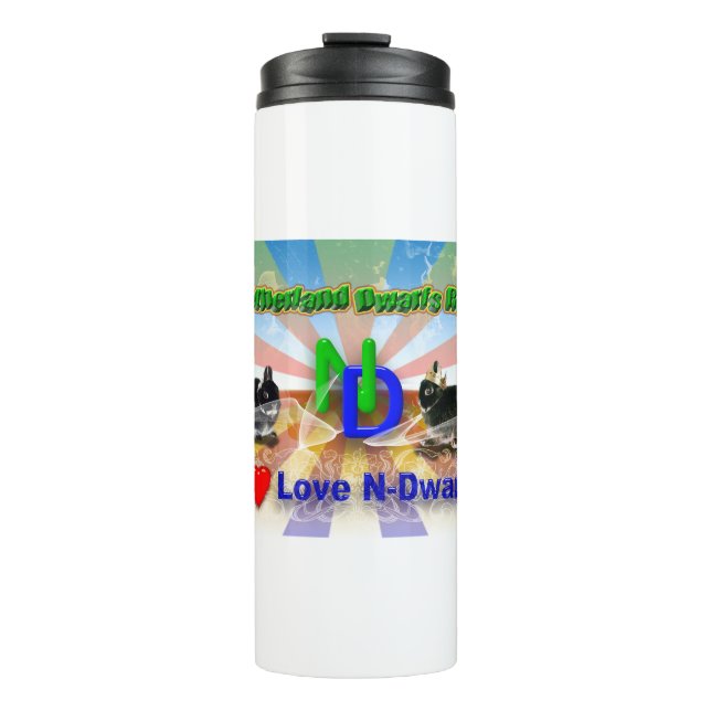 Bouteilles Isothermes Lapin Nain Néerlandais (Devant)