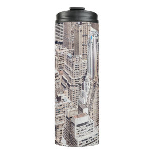 Bouteilles Isothermes L'architecture diversifiée de New York, les couleu