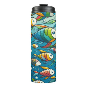 Bouteilles Isothermes L'art coloré du poisson sous-marin