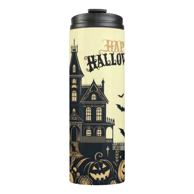 Bouteilles Isothermes L'art d'Halloween vintage (Devant)