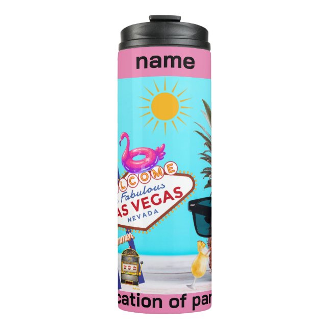 Bouteilles Isothermes Las Vegas Pool Party Thermal Tumbler (Devant)
