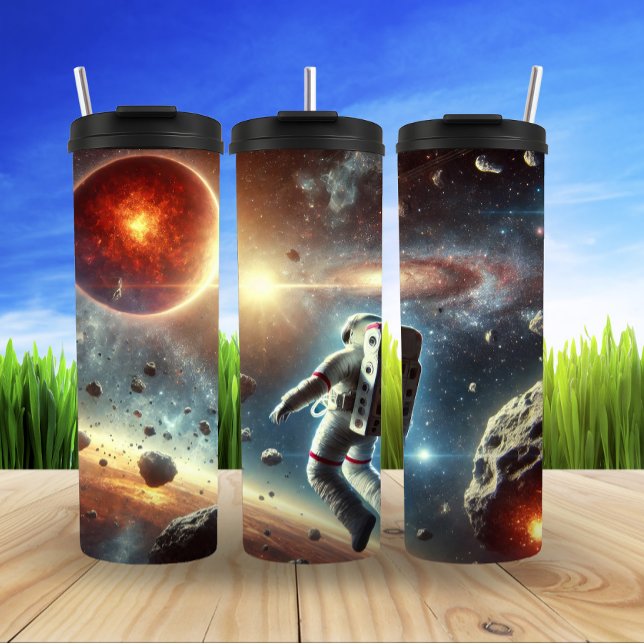 Bouteilles Isothermes L'astronaute au bord de Cosmos (Créateur téléchargé)