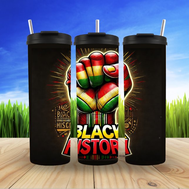 Bouteilles Isothermes L'autonomisation de l'histoire noire par le biais  (Créateur téléchargé)