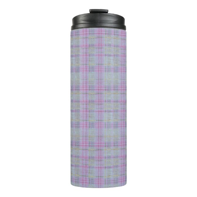Bouteilles Isothermes Lavender Plaid Harmony  (Devant)
