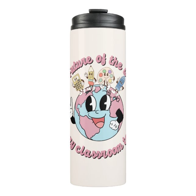 Bouteilles Isothermes L'avenir du monde est dans ma classe (Devant)