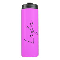 'Layla' Un modèle pour votre nom frappant rose