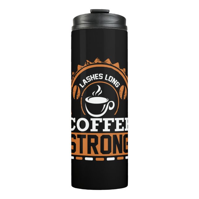 Bouteilles Isothermes Le Café Arrive Longue Et Café (Devant)