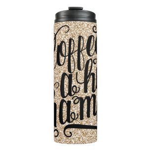 Bouteilles Isothermes Le Café Est Un Accrochage Dans Une Mug